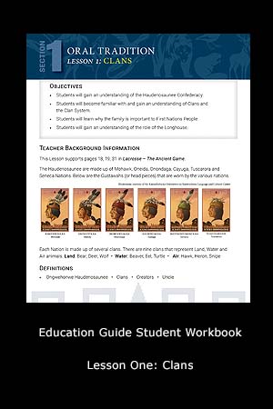 Education Guide Student Workbook - Lesson One: Clans